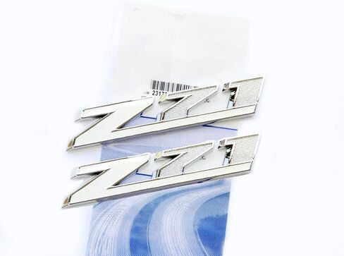 2pack OEM Z71 شعار شارات ثلاثية الأبعاد متوافقة مع سيلفرادو 1500 2500Hd سييرا تاهو سوبربان (كروم أحمر) in Kuwait
