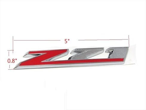 2pack OEM Z71 شعار شارات ثلاثية الأبعاد متوافقة مع سيلفرادو 1500 2500Hd سييرا تاهو سوبربان (كروم أحمر) in Kuwait