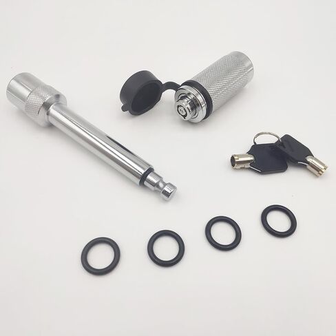 Trailer Hitch Lock, Hitch Receiver Pin Lock, 5/8'' Receiver Hitch Pin Lock for Class III & IV Hitch, Unique Tubular Key - Dust and Mud Resistant Trailer Hitch Lock for Theft Protection in Saudi Arabia