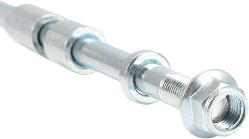 محور العجلة الخلفية الأمامية، 12 مم 270 مم مع جلبة 38 مم 22 مم 5 مم متوافق مع أجزاء الدراجة النارية PIT PRO Dirt Bike Scooter QUAD ATV (كبير) in Kuwait