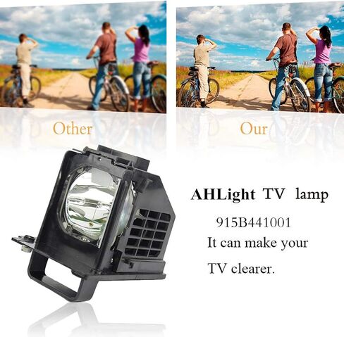 مصباح بديل مع مبيت لميتسوبيشي WD-60C10، WD-60638، WD-60638CA، WD-60738، (915b441001) in Saudi Arabia