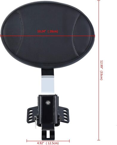 مسند ظهر للسائق رايدر مكون من مسند ظهر لدراجة هارلي ديفيدسون بجولة في نماذج Road King Street Glide Road Glide 1988-2018 in Kuwait