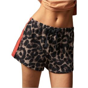 MakeMeChic Women's Striped Wide Leg Workout Shorts Casual Lounge Running Shorts