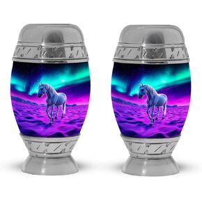 Yatskia Wolf Urn for Ashes Come Female ، الجرار الصغيرة لتذوق الرماد البشري ، (حزمة من 1 ، 3 بوصات)