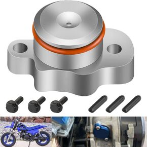 مجموعات غطاء قابس مضخة الزيت المتوافقة مع سيارات سلسلة YA-Maha PW50 1981-2024 ، مع حلقة O وغطاء المكونات وغطاء المنفذ و 2 PCS براغي التثبيت