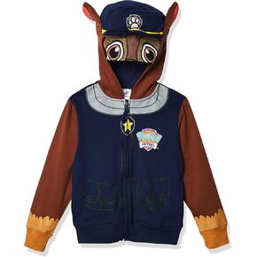Paw Patrol Chase Costume Zip-up Hoodie Sweater