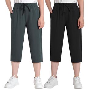 Women's Capris Petite Short Length 2 Pack