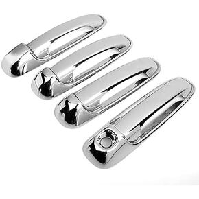 Chrome Side Door Handle Cover Trims Fit for Dodge RAM 1500 2500 3500 2002-2008 / Dodge Dakota 2005-2011 / Durango 2004-2009