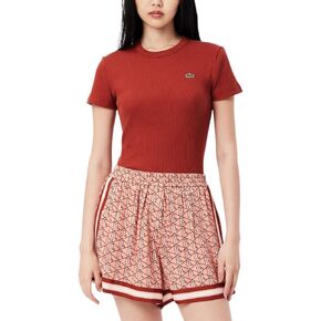 Lacoste Womens Slim Fit Organic Cotton T-Shirt