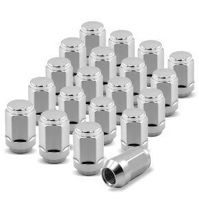 Titanium 1/2-20 Lug Nuts (1/2 "x20)-20pc مصنوعة من عجلات Acorn end end End End 20pc