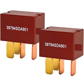 Power Relay 39794-SDA-901 39794-SDA-902 (Pack of 2) - Compatible with Honda Odyssey 2005-2021, Pilot 2009-2021, Accord 2003-2020