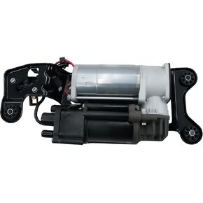 Air Suspension Compressor with Bracket for BMW X6 2015 2016 2017 2018 2019, X5 2014 2015 2016 2017 2018 - Replace 37206875177, 37206850555