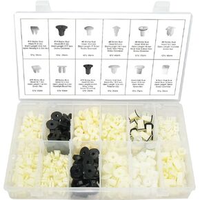 SWORDFISH 60530-350pc Screw Grommet/Nut Assortment for General Purpose