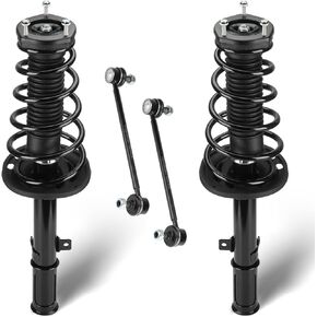 Rear Struts Assembly Shock Absorber & Sway Bar End Link Compatible with 2004-2006 Toyota Camry/Lexus ES330, Replace 172208 172207 K90345 (4Pcs)