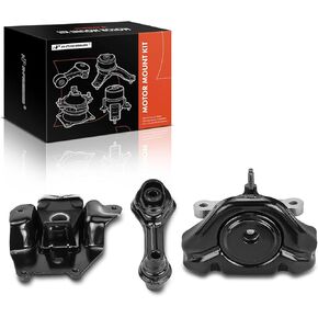 A-Premium 3PCS Engine Motor Mount Transmission Mount Torque Strut Mount Kit Compatible with Chevrolet Cavalier & Pontiac Sunfire, 2002-2005, 2.2L, Automatic Transmission, Replace# 22697409, 22145446