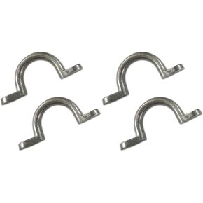 Replacement Trailer Tie Loop 2" I.D. Aluminum Bolt-On Lashing Rope Tie Down Ring Horse (4pack
