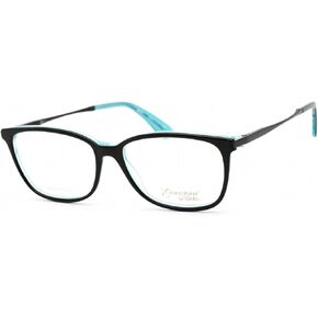 Eyeglasses Safilo Emozioni 4044 0SJW Black Turquoise Palladium