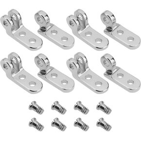4 Pairs Glasses Hinge Universal 3mm Glasses Temple Frame Hinge Glasses Hinge Repair for Sunglasses Travelers Plastic Frame 3x1mm