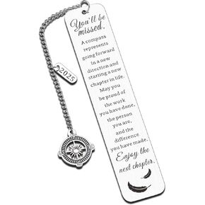 2025 Retirement Gifts for Women Men Retirement Bookmark for Woman Book Lover Happy Retirement Gifts for Mom Grandma Boss Funny Retirement Gifts for Men 2025 Farewell Goodbye Gifts for Coworkers Friend
