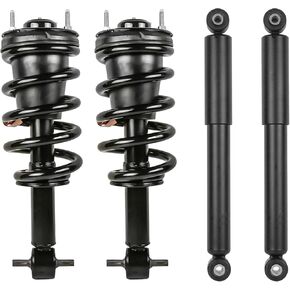 Front + Rear Struts Shocks Absorbers Assembly 139105 345073 Compatible for Chevrolet Avalanche Suburban Tahoe GMC Yukon XL 1500 4PCS