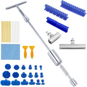 Car Dent Puller Kit Auto Body Body Remove ، أداة مزيل Dent الصغيرة للسيارة ، أضرار إزالة دنت بدون طلاء ، وسحب الخدوش الصغيرة من السيارة ، و Herramienta Para Sacar Golpes de Carro