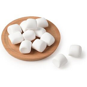 Fake Marshmallows, 15 Pcs Artificial Cotton Candy Simulation Realistic Dessert Food for Home Kitchen Bakery Shop Display Photography Props, White