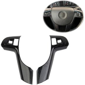 Korlot Carbon Fiber Style Interior Steering Wheel Cover Trim Accessories for Pontiac G8