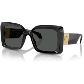 Versace Woman Sunglasses Dark Ruby Frame, Dark Grey Lenses, 54MM in Kuwait