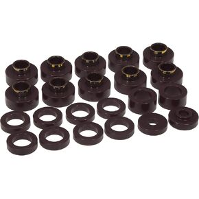 PROTHANE (1-103-BL) Body Mount 22 Bushing Kit - Black compatible w Jeep CJ5 /CJ7 80-86
