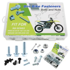 120PCS Fasteners Bodywork Plastics Engin Frame Fairing Bolts Kit Fit for RM60 RM65 RM80 RM85 RM100 RM125 RM250 RMX250 RMX450Z RM-Z250 RM-Z450