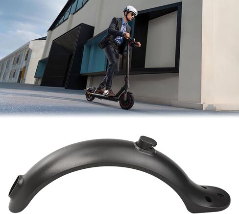 Flylin Scooter الخلفي الحاجز ، قوس Mudguard مع مسامير/خطاف/خلفي ، متوافق مع سكوتر كهربائي M365 (أسود) in Saudi Arabia