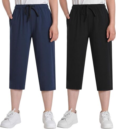 Women's Capris Petite Short Length 2 Pack in Kuwait