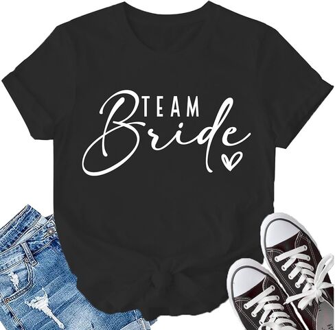 LBP Bride T-Shirt Bride Team Shirt Bachelorette Party Shirt Bridal Party Tops Bridesmaid Proposal Tees in Kuwait