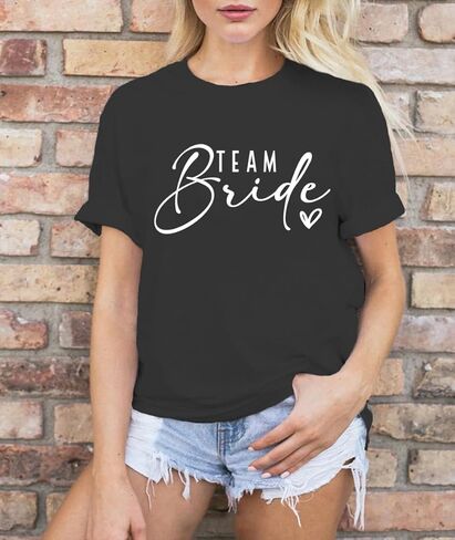 LBP Bride T-Shirt Bride Team Shirt Bachelorette Party Shirt Bridal Party Tops Bridesmaid Proposal Tees in Kuwait