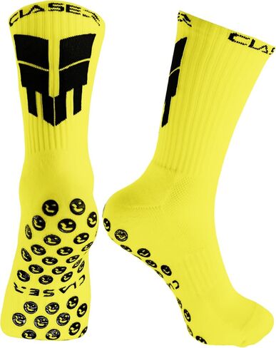 Claser Grip Socks Soccer - Non Slip Football - Sock Men - Sports Women - Soccer Youth - Antideslizantes - US 6-9 1 2 3 أزواج in Kuwait