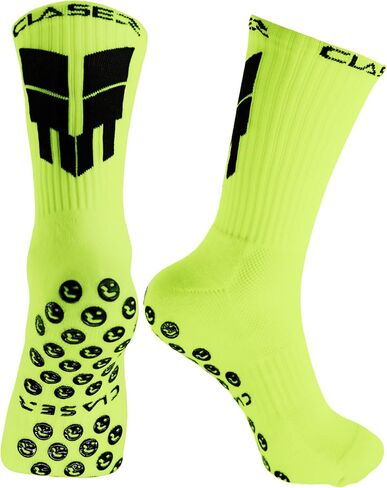 Claser Grip Socks Soccer - Non Slip Football - Sock Men - Sports Women - Soccer Youth - Antideslizantes - US 6-9 1 2 3 أزواج in Kuwait