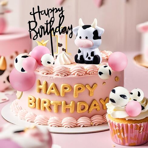 Bear Cake Topper,Cute Bear Figure with Gold Brown Balls Stars Cake Decoration for Baby Shower Boy Bear Theme Birthday Party Supplies(51Pcs) in Saudi Arabia