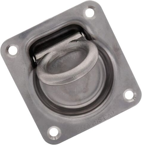 TCH Hardware 4 Pack Stainless Steel Recessed Tie Downs | Flush Pan Mount | Strong 6,000 lbs Load Rating | Heavy Duty in Saudi Arabia