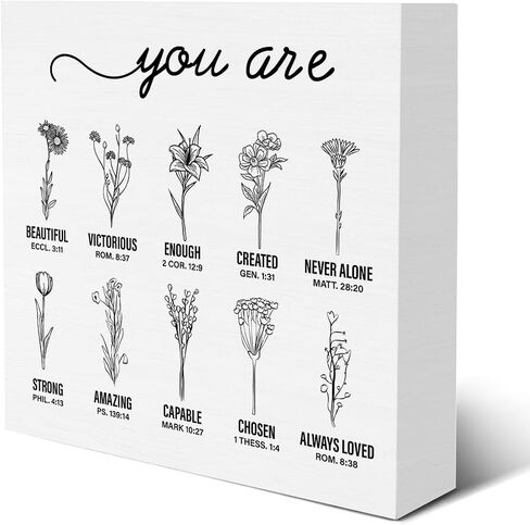 God Says I Am Princess Sign Positive Affirmation Wooden Sign Christian Inspirational Gifts for Kids Teen Girl Room Bedroom Dorm Home Shelf Bible Verse Decor 5 X 5 Inches in Saudi Arabia