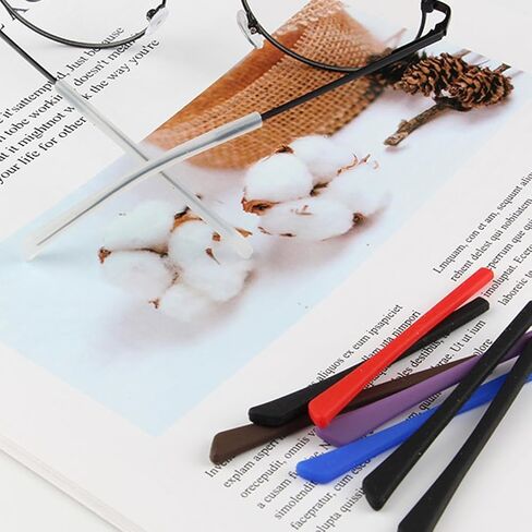 10 Pairs Glass Accessories Eyeglasses Leg Cover Eyewear Leg Cover Silcone Sleeve Spectacles Leg Sleeve in Saudi Arabia
