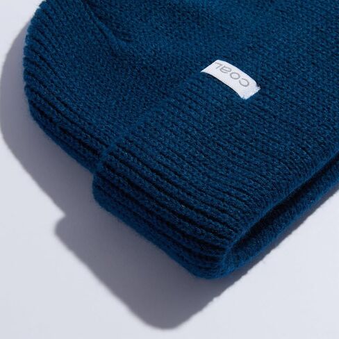 Coal Headwear Frena Fisherman Beanie Hat - Chunky 1x1 Modern Rib, Snug Fit Two End Yarn, Heavy Textured - Casual Streetwear in Saudi Arabia