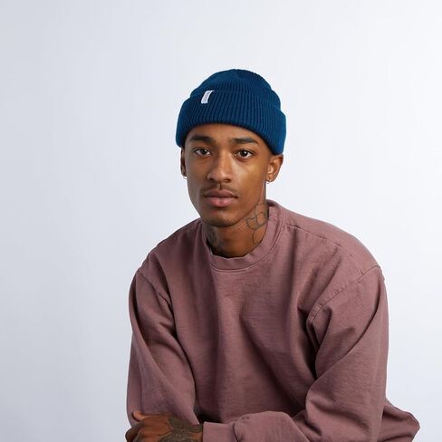 Coal Headwear Frena Fisherman Beanie Hat - Chunky 1x1 Modern Rib, Snug Fit Two End Yarn, Heavy Textured - Casual Streetwear in Saudi Arabia
