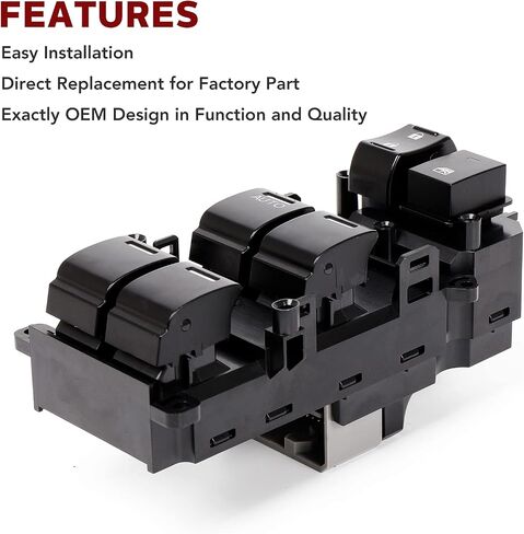 35750-TB0-H01 Side Side Side Power Switch استبدال Honda Accord 2009 2009 2010 2011 ، استبدل# 35750-TBD-H13 ، 35750-TA0-A02 in Kuwait