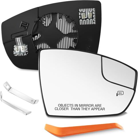 Passenger Side Mirror Glass Replacement for Ford Escape 2013 2014 2015 2016, Ford C-MAX Mirror Glass 2013-2018, Right Heated Mirrors with Rear Holder, CJ5Z17K707B in Saudi Arabia