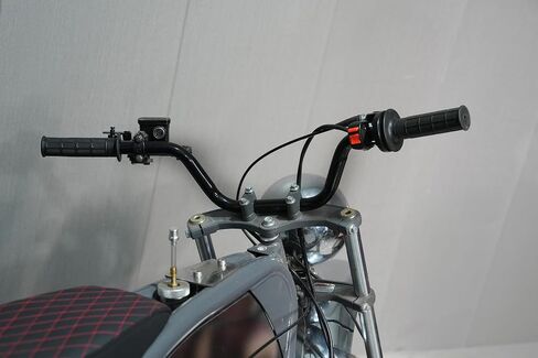 JMCHstore Black 7/8'' Mini Bike Handlebars for Coleman BT200X CT200UEX Motovox MBX10 Mega moto MMB80 Trailmaster MB200 100cc 200cc Mini Bike Parts in Saudi Arabia