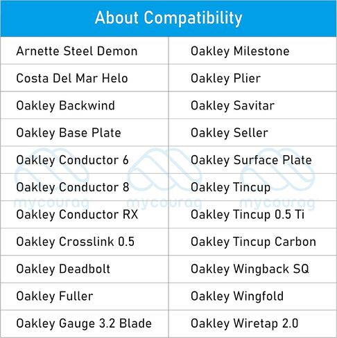 6 Pairs Replacement Silicone Rubber Nose Pieces Compatible with Oakley Wiretap 2.0/Surface Plate/Wingfold/Wingback SQ/Tincup/Tincup 0.5 Ti/Conductor 6(8) Sunglass,Clear in Saudi Arabia