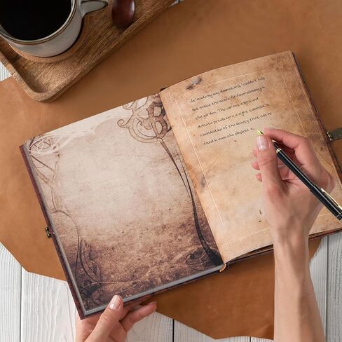 مجموعة سجل القصاصات المصنوعة يدويًا المكونة من 148 صفحة من كتاب المغامرات الخاص بنا - غطاء جلدي منقوش - هدية معلبة مع ملحقات DIY كاملة للأزواج وحفلات الزفاف والذكرى السنوية والمزيد لأروع مغامرات الحياة in Kuwait