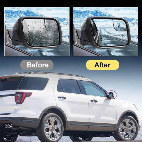 Door Mirror Right Passenger Side Replacement For Ford Explorer 2012-2019, Replace FO1321554 Black 7Pins in Saudi Arabia