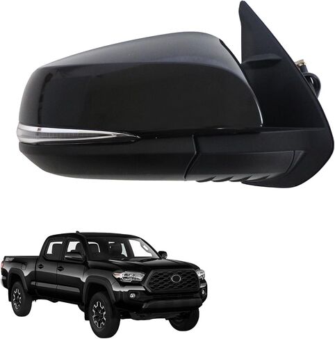 Marretoo Letf Driver View Side View Pription Presentive for Toyota Tacoma 2016-2023 Accessories 8 Pins Dinated Trans Compans Light Power Glass مع مراقبة البقعة العمياء (BSM) TO1320350 ، 8794004240 LH in Kuwait