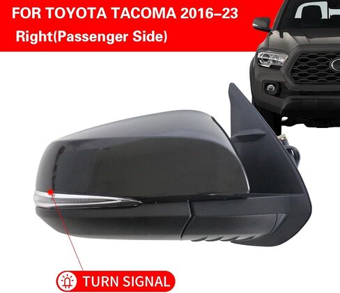 Marretoo Letf Driver View Side View Pription Presentive for Toyota Tacoma 2016-2023 Accessories 8 Pins Dinated Trans Compans Light Power Glass مع مراقبة البقعة العمياء (BSM) TO1320350 ، 8794004240 LH in Kuwait